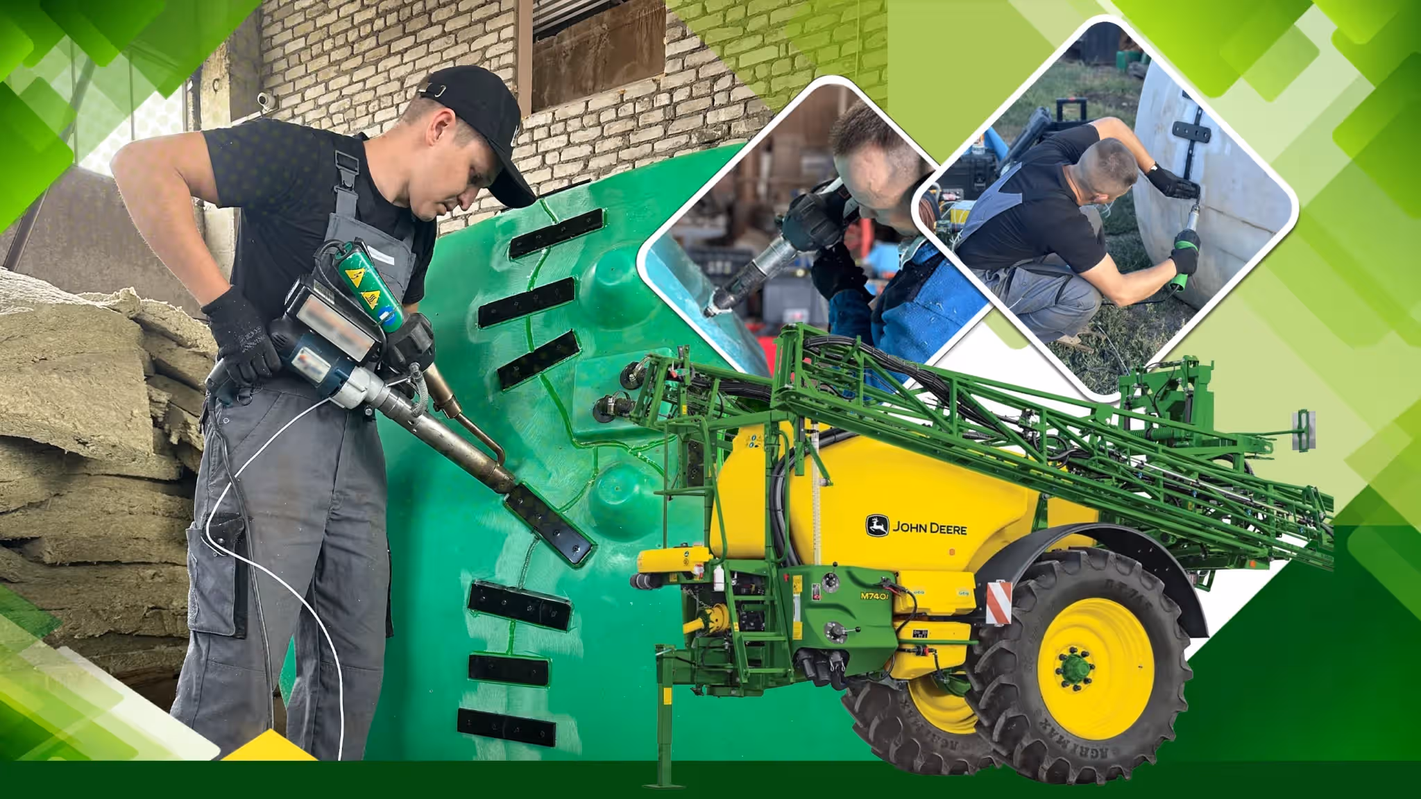 Ремонт та модернізація пластикових бочок обприскувачів