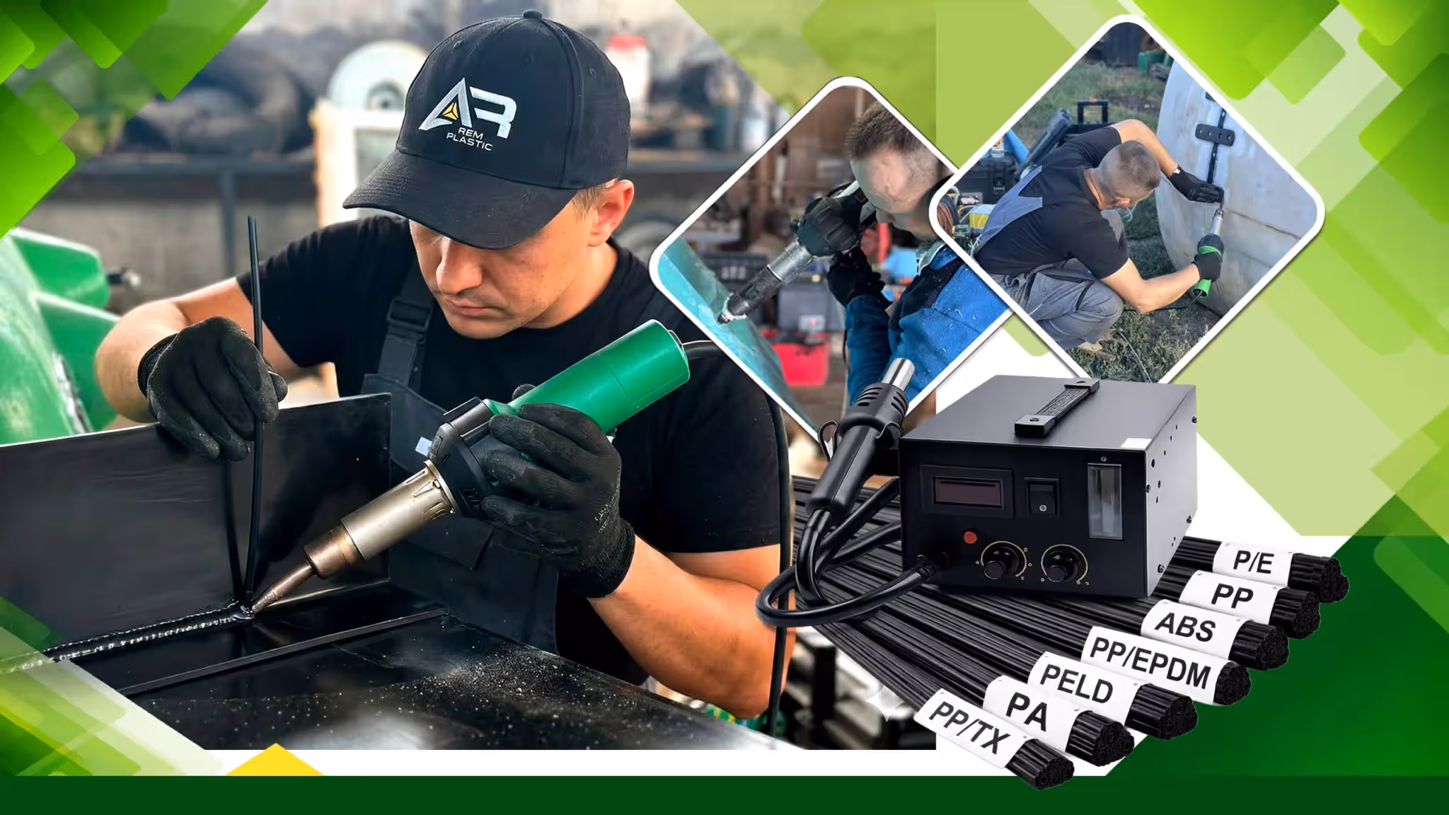 Зварювання та паяння будь-яких видів пластику