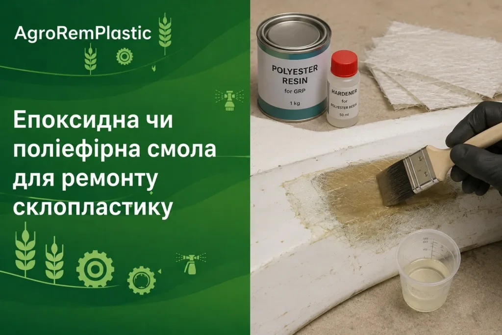 Епоксидна vs поліефірна смола: що вибрати для ремонту склопластику
