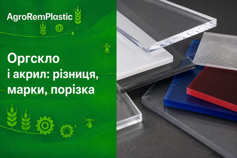 Оргскло і акрил: різниця матеріалів, різка, гнуття і склеювання