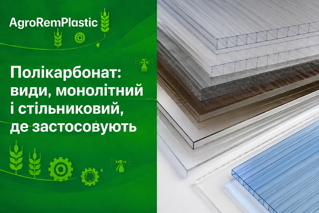 Полікарбонат: види, монолітний і стільниковий, де застосовують