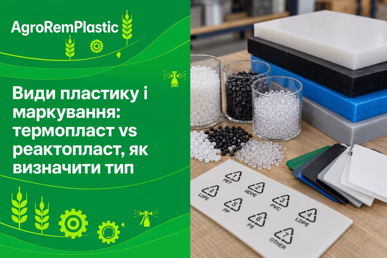 Види пластику і маркування: як визначити тип матеріалу деталі